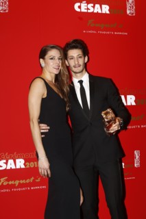 Pierre Niney et Natacha Andrews, 2015
