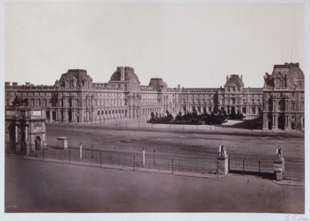Baldus, Paris, Vue du nouveau Louvre