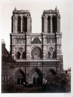 Baldus, Paris, la façade de l'église Notre-Dame