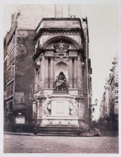 Baldus, Paris, Molière fountain, Rue de Richelieu