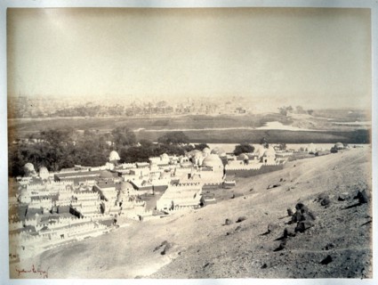 Le Gray Gustave, Egypt, View of Assiout, city of the dead and the living