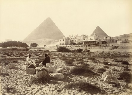 Mena-House hotel, next to the Giza pyramids (Egypt)