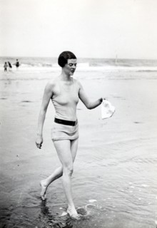 Bather in Deauville