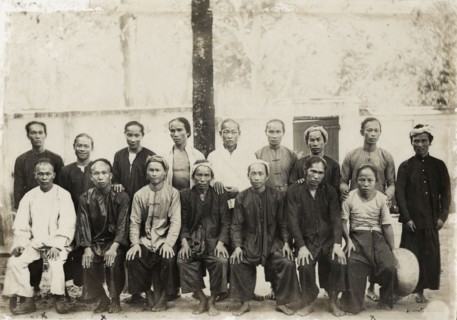 Chine, un groupe d'annamites