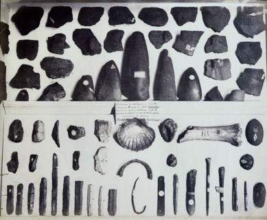 Collection of prehistoric implements, British Museum