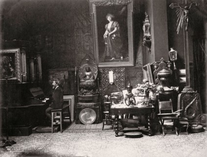 Carolus-Duran in his studio