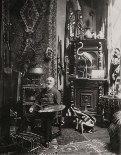 Charles-Théodore Frère in his studio