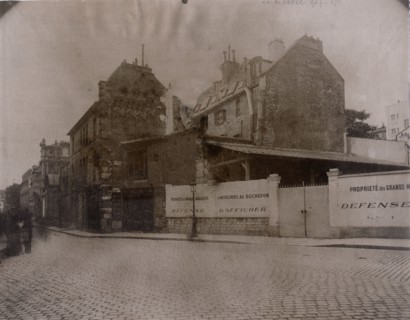 Atget, Les maisons du Grenier Saint-Lazare à Paris
