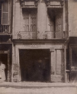 Atget, Entrance of the 90 rue Quincampoix in Paris