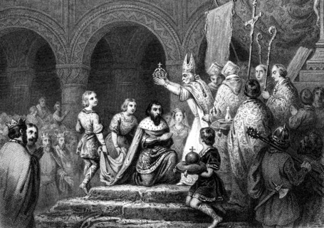 Sacre of Charlemagne, December 25, 800