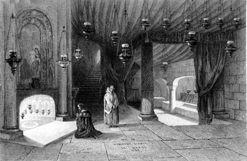 Basilique de la Nativité : crèche de Jésus