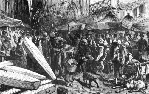Foire de Leipzig en 1890