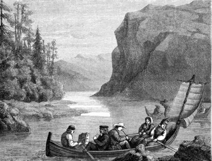 Le lac Skalka en Laponie suédoise