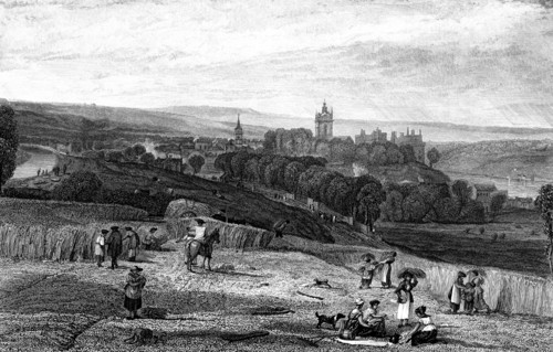 Harvest in Linlithgow in Scotland
