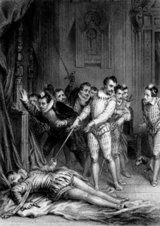 Scene from the poem 'La Henriade' by Voltaire