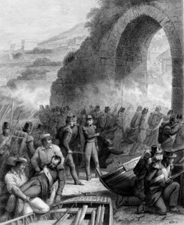 The storming of the city of Bougie by the French