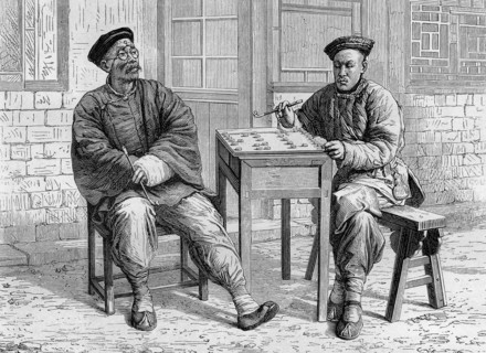 Joueurs d'échecs chinois