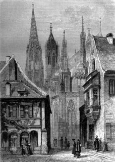 Freiburg im Breisgau cathedral - 19th century