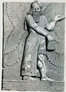 Divinité ailée provenant de Khorsabad