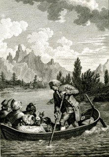 J-J. Rousseau sur le lac de Bienne