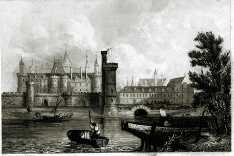 Le Vieux Louvre - 1854
