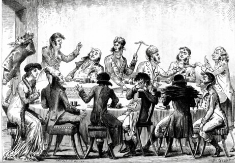 Le jeu de la roulette - 19e siècle