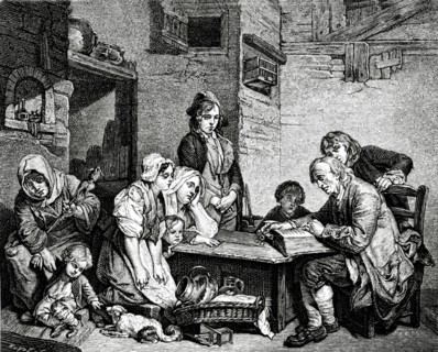 La lecture de la Bible - 19e siècle