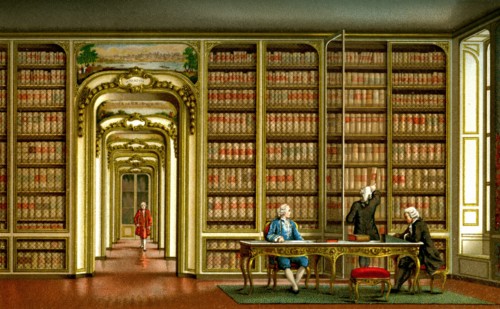 The Vergennes library in chateau de Versailles