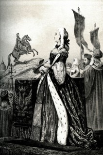 Inauguration de la statue équestre de Pierre Le Grand par Catherine II - 19e siècle