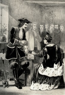 Pierre Le Grand, tsar de Russie et Catherine 1re de Russie à Zaandam (Pays-Bas)