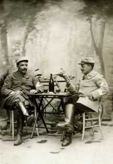 Soldiers relaxing