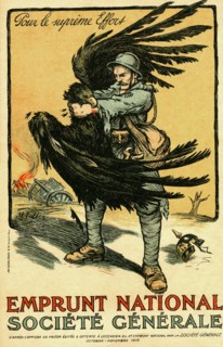 Poster. National loan of "La Société Générale". 1918