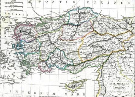 Map of ancient Asia Minor