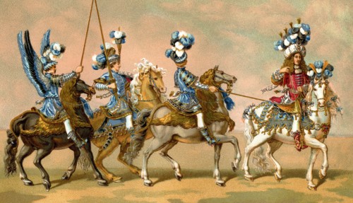 Le Prince de Condé et l'escadron turc