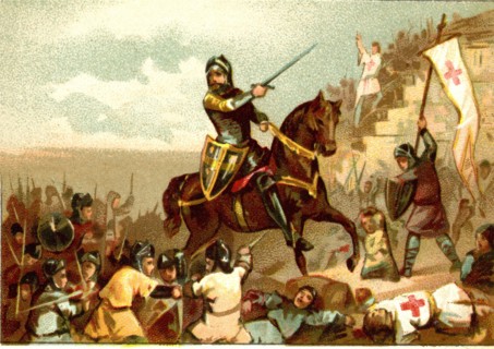 Godefroy de Bouillon à Jerusalem