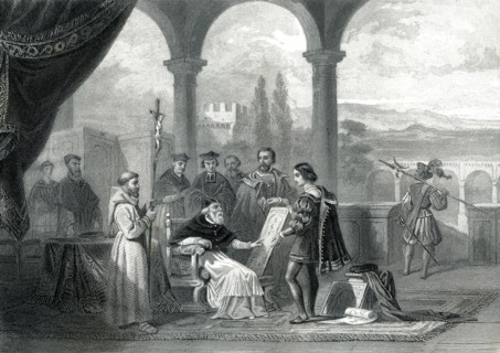 Le PAPE JULES II et le peintre Raphael