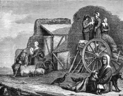 La charrette d'après les frères Le Nain