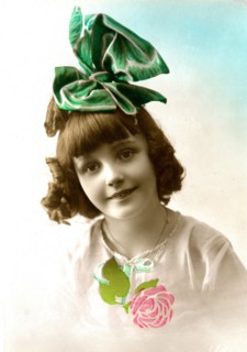 La fillette au ruban vert