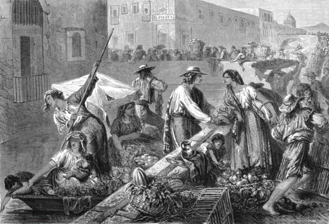 Marché du pont à MEXICO