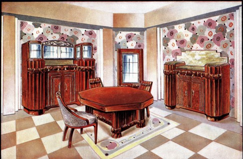 Mobilier moderne et décor- 1930