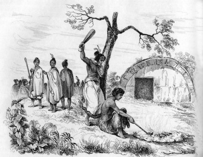 Nouvelle ZELANDE, sacrifice humain en 1834
