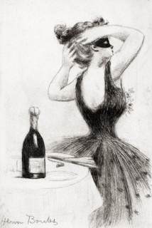 Soir de fête au champagne