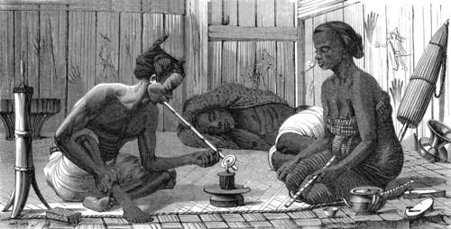 Fumeurs d'opium, Malaisie