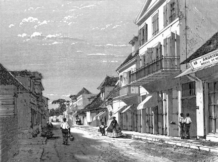 La Réunion, Saint Denis en 1862