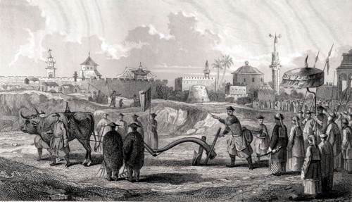 Sacre et fête de l'agriculture en Chine
