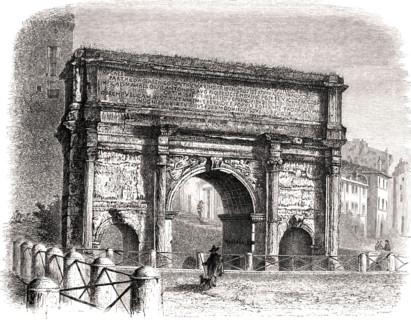 Arc de Septime Sévère à Rome
