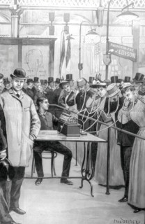 People Listening to the Gramophone
