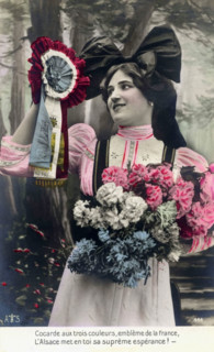 Jeune femme patriote
