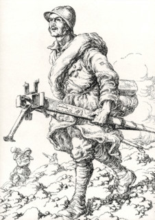 Droit, Canonier