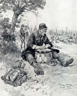 Scott, Soldier Writing to his Parents